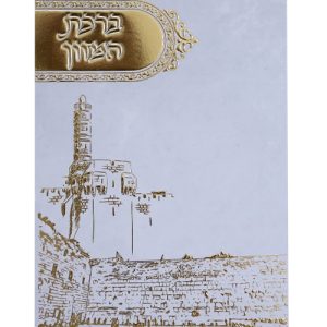 ברכת המזון מגדל דוד ע"מ 12*17