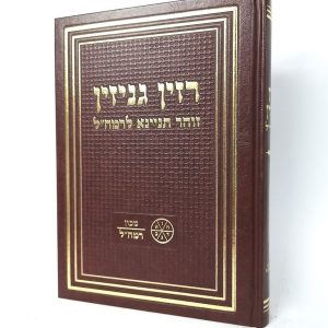 רזין גניזין - זוהר תניינא לרמח"ל / מכון רמח"ל