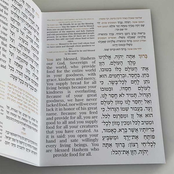 ⁦ברכת המזון באנגלית⁩ – תמונה ⁦2⁩