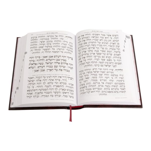 ⁦סידור השלם סקאי (17 ס"מ) אשכנז בורדו⁩ – תמונה ⁦3⁩