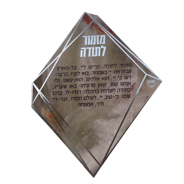 ⁦מגנט ברכת מזמור לתודה⁩ – תמונה ⁦2⁩