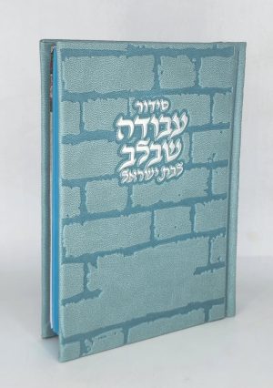 סידור לבת ישראל - כותל - תכלת כסף