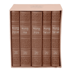 סט 5 מחזורים פיו (14 ס"מ) אשכנז ורוד