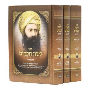 סט לשון חכמים 3 כרכים / רבי יוסף חיים