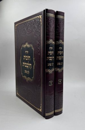 סט חובות הלבבות - גדול - עם ביאור לב טוב 2 כרכים / רבנו בחיי