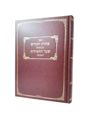 טהרת הקודש המנוקד - רבי אהרן ראטה / פורמט גדול