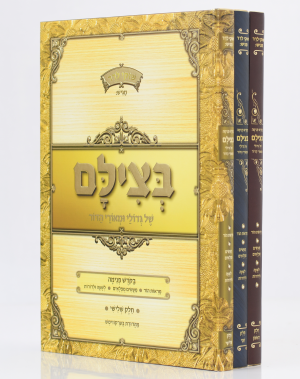 סט בצילם 3 כרכים - תמונות מחצרות גדולי ישראל / שוקי לרר