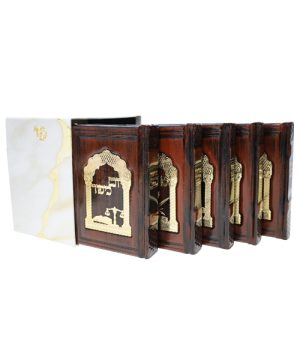 סט מחזורים עור אמיתי כוונת הלב (17×12 ס"מ)