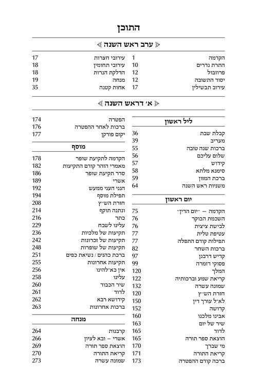 Machzor Aaron Eliezer Rosh Hashanah Hebrew-Only Sefard with English Instructions – תמונה 5