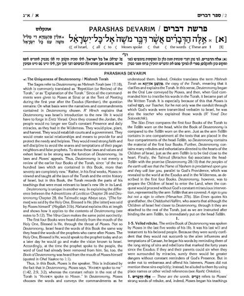 Schottenstein Ed Interlinear Chumash Vol 5: Devarim / Deuteronomy – תמונה 3