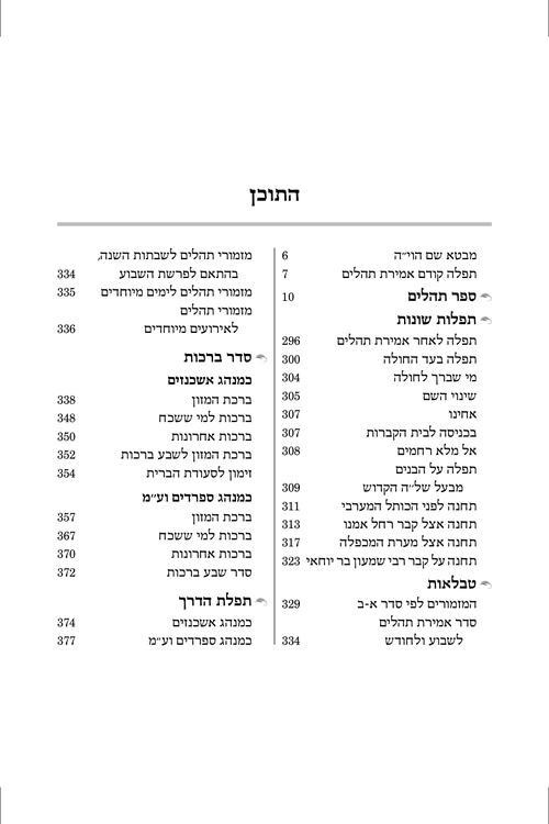 Pocket Size Hebrew Only, Large Type Tehillim with Hebrew Introductions- Hasbani Family Edition – תמונה 6