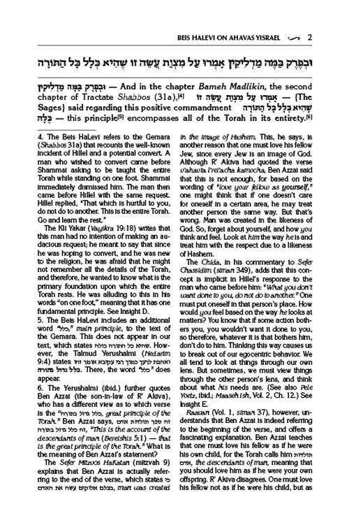 Beis HaLevi on Ahavas Yisrael – תמונה 3