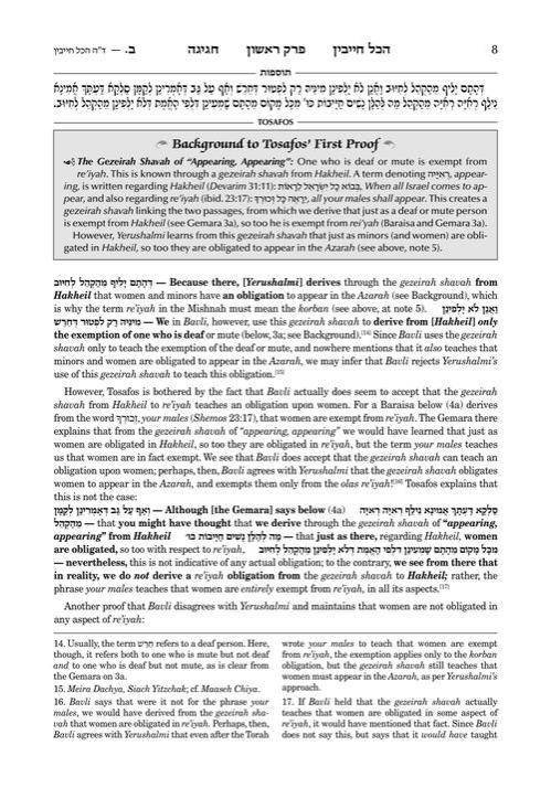 Tosafos: Tractate Chagigah Volume 1: Folios 2a-16a – תמונה 6