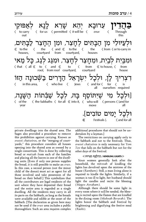 Schottenstein Interlinear Succos Machzor Pocket Size Sefard – תמונה 4