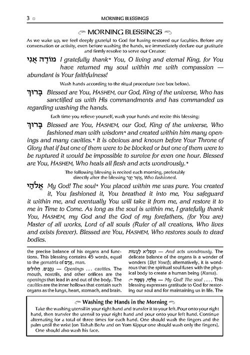 The ArtScroll Weekday Sephardic Siddur Mid-Size – Blue – תמונה 3