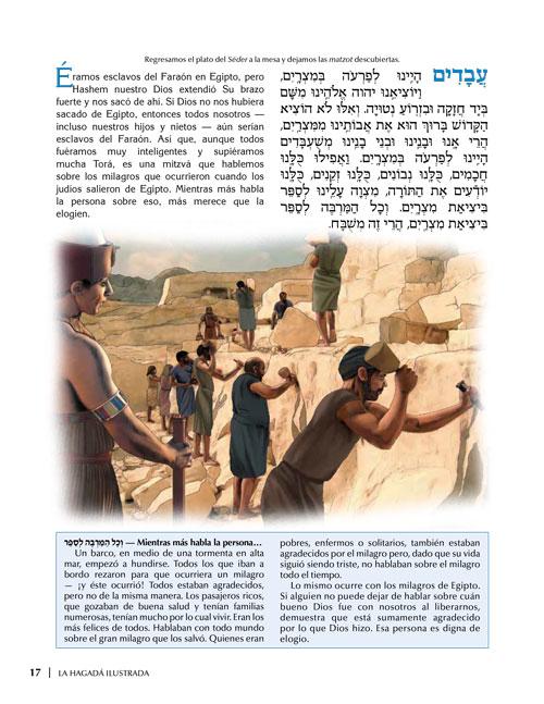 Spanish Illustrated Haggadah Hard Cover – תמונה 11