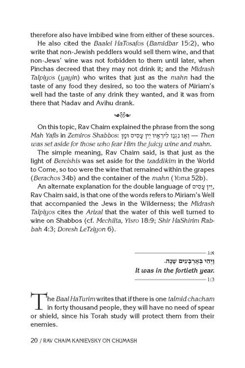Rav Chaim Kanievsky on Chumash – Devarim – תמונה 3