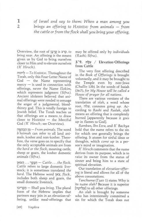Vayikra – VAYIKRA/LEVITICUS Complete in 1 volume – תמונה 5