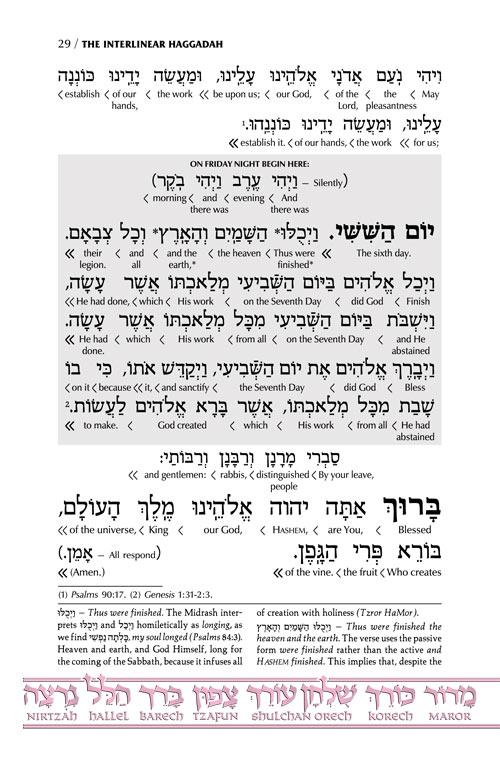Schottenstein Ed Interlinear Haggadah – P/B – תמונה 3