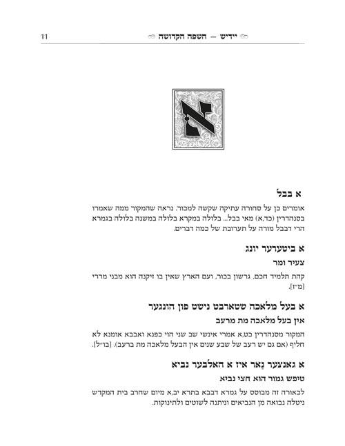 Yiddish – A Holy Language – Gift Size complete in 1 volume – תמונה 2
