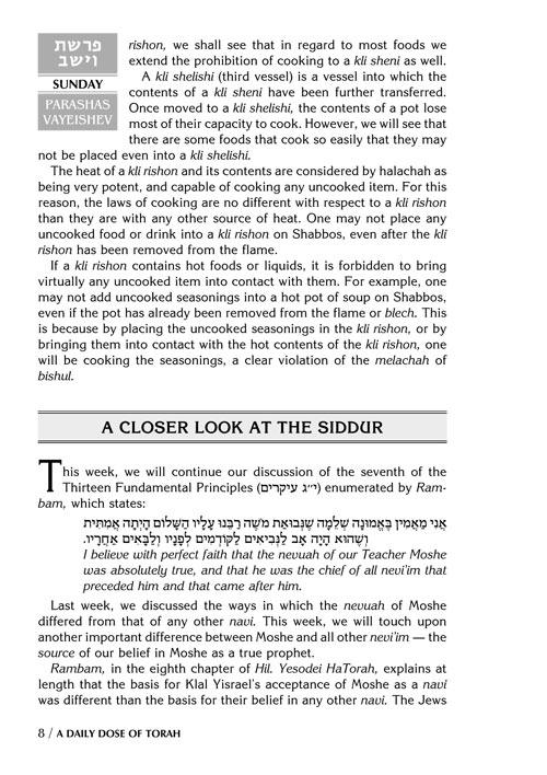 A DAILY DOSE OF TORAH SERIES 1 Vol 03: Weeks of Vayeishev through Vayechi – תמונה 8