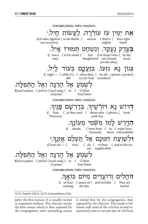 Schottenstein Edition Interlinear Selichos: Pocket Size Nusach Lita Ashkenaz – תמונה 3