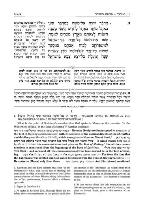Ramban 6 – Bamidbar/Numbers – Full Size – תמונה 2