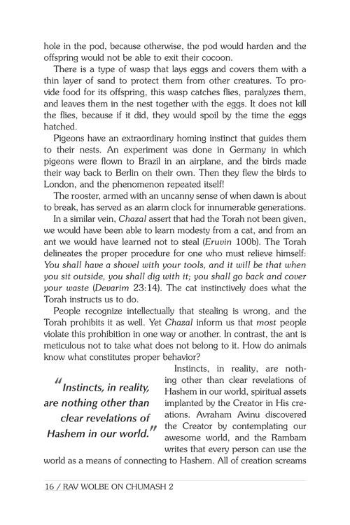 Rav Wolbe on Chumash Volume 2 – תמונה 4