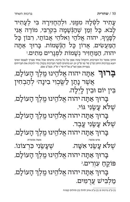 Siddur Yitzchak Yair Weekday Only Ashkenaz Large Type Mid Size – Signature Leather – Charcoal Black – תמונה 4