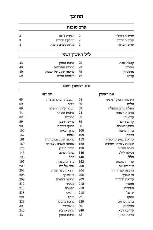 Machzor Succos Hebrew-Only Sefard with Hebrew Instructions – תמונה 7