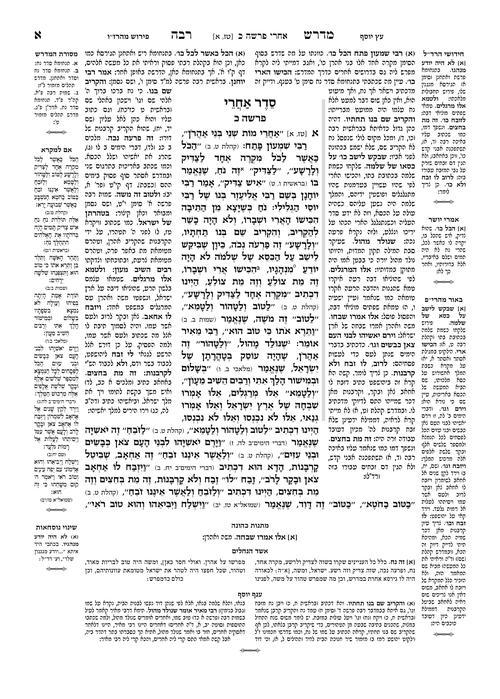 Kleinman Ed Midrash Rabbah: Vayikra Vol 2 Parshiyos Acharei – Bechukosai – תמונה 3