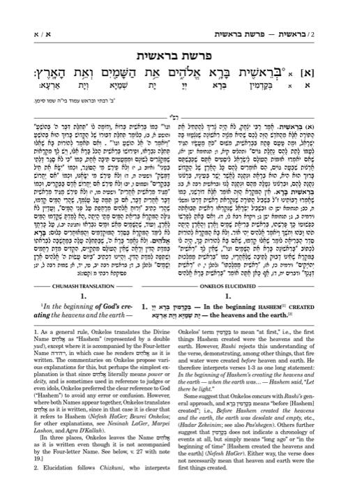 Zichron Meir Edition of Targum Onkelos – Bereishis – תמונה 2