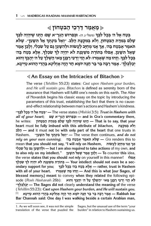 Madreigas Haadam – Darchei HaBitachon – תמונה 2