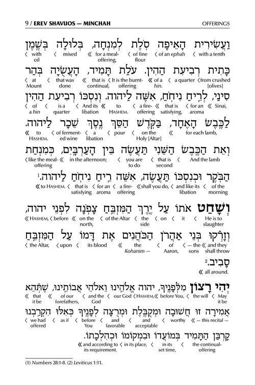 Schottenstein Interlinear Shavuos Machzor Full Size Ashkenaz following the Customs of Eretz Yisroel – תמונה 4