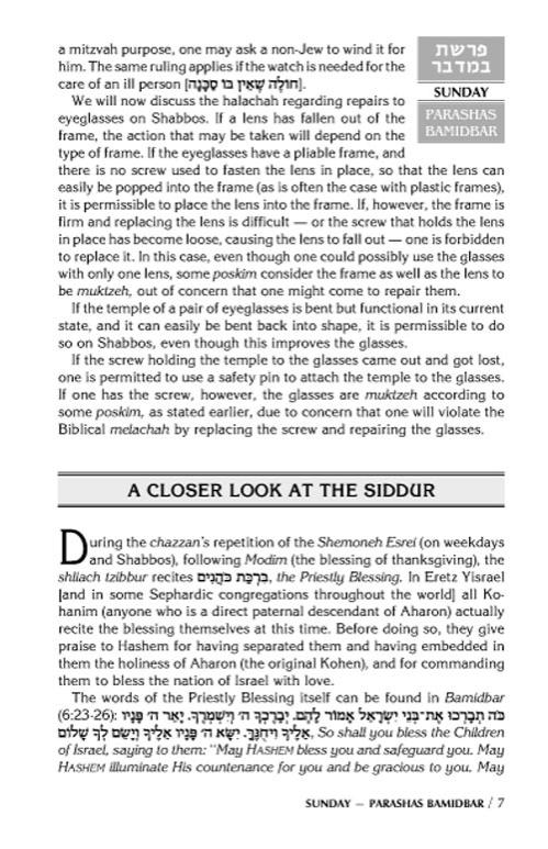 A DAILY DOSE OF TORAH SERIES 1 Vol 09: Weeks of Bamidbar through Shelach – תמונה 7