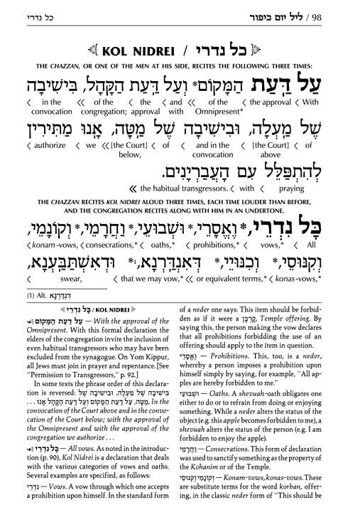 Schottenstein Interlinear Yom Kippur Machzor Full Size Ashkenaz – תמונה 2