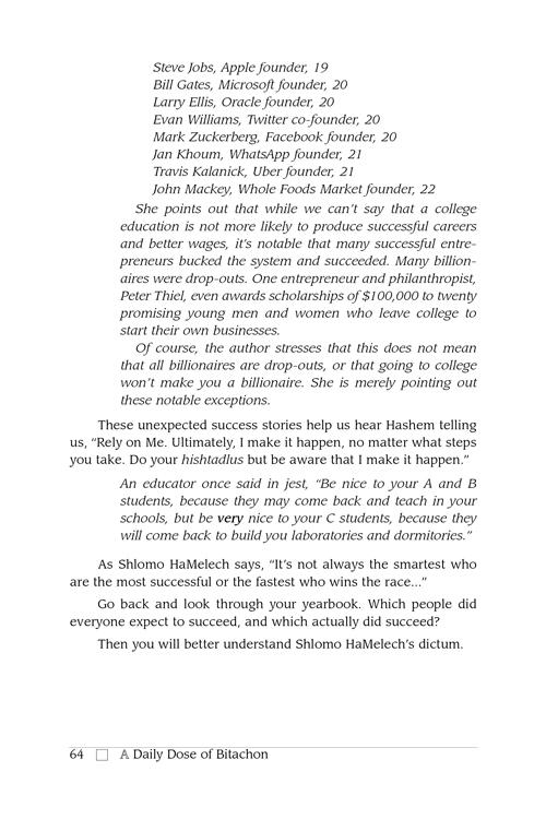 A Daily Dose of Bitachon Paperback – תמונה 6