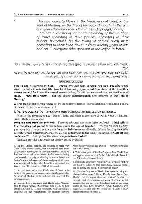 Ramban 6 – Bamidbar/Numbers – Full Size – תמונה 3