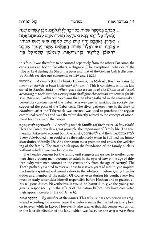 The Call Of The Torah: 4 – Bamidbar – תמונה 4