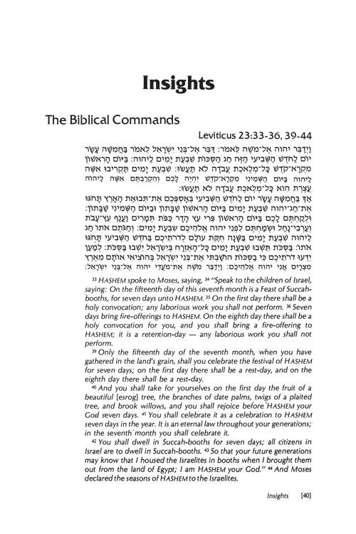 Succos: Its Significance, Laws, And Prayers – תמונה 2