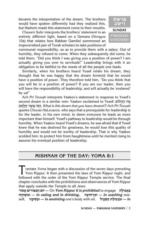 A DAILY DOSE OF TORAH SERIES 2 Vol 03: Weeks of Vayeishev through Vayechi – תמונה 3