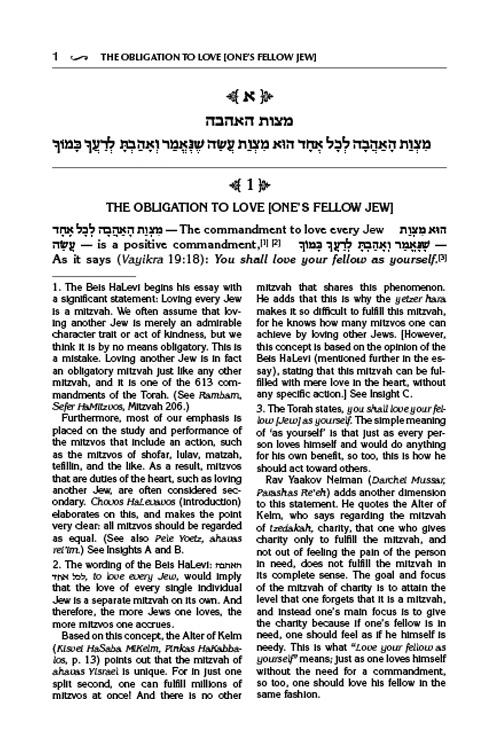 Beis HaLevi on Ahavas Yisrael – Deluxe Embossed Cover – תמונה 2