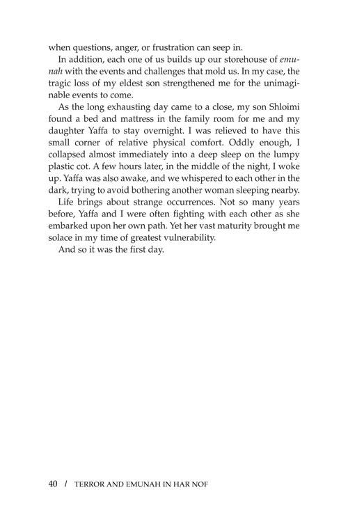Terror and Emunah in Har Nof – תמונה 5