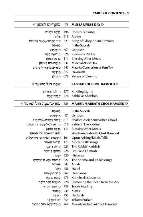 Schottenstein Interlinear Succos Machzor Full Size Sefard following the Customs of Eretz Yisroel – תמונה 6
