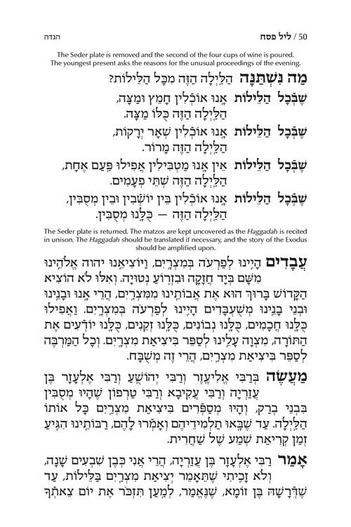 Machzor Pesach – Pocket Size Hebrew Only – Ashkenaz – English Instructions – תמונה 4