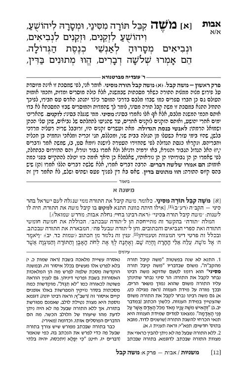 משניות רייזמן אבות בינוני – תמונה 3