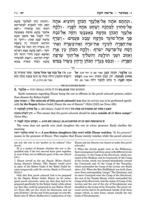 Schottenstein Edition The Elucidated Rashi on Chumash – Bamidbar volume 2: Chukas – Masei – תמונה 4