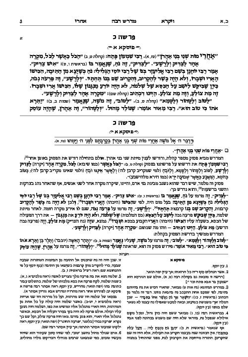 מדרש רבה המבואר עברית- ויקרא ב' – תמונה 2