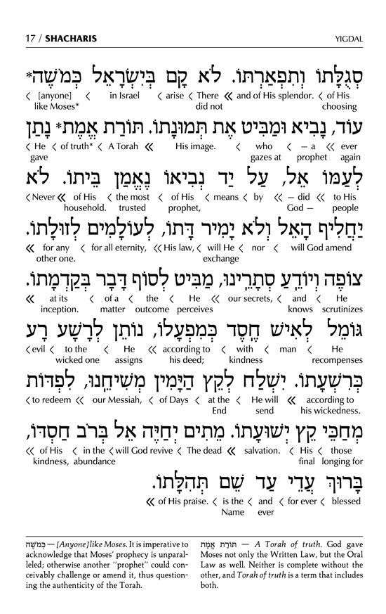Siddur Interlinear Weekday Full Size – Ashkenaz – Schottenstein Edition – Signature Leather – Royal Brown – תמונה 4