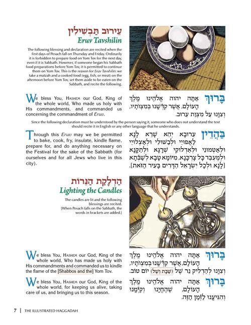 The Illustrated Haggadah Hard Cover – תמונה 4